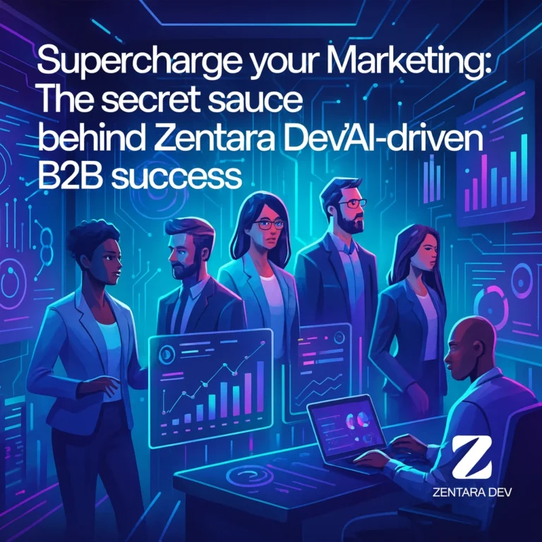 Supercharge Your Marketing: The Secret Sauce Behind Zentara Dev’s AI-Driven B2B Success