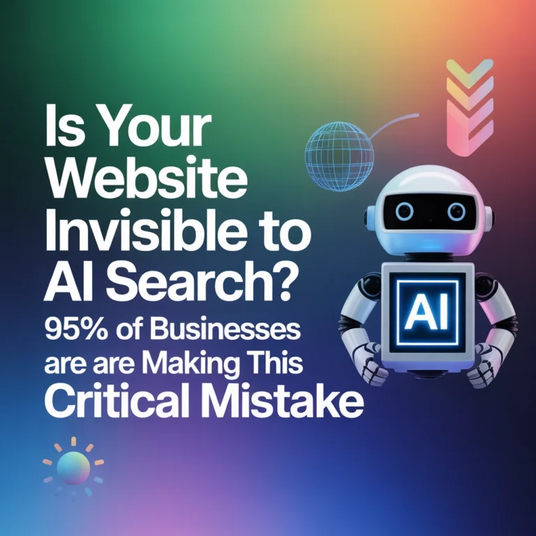 Is Your Website Invisible to AI Search? 95% of Businesses Are Making This Critical Mistake