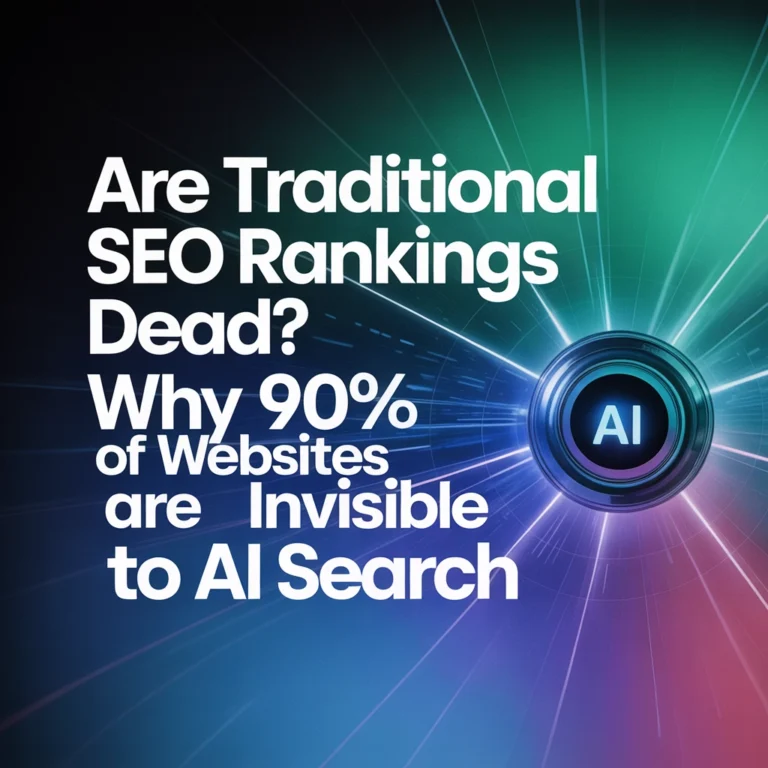 Are Traditional SEO Rankings Dead? Why 90% of Websites Are Invisible to AI Search
