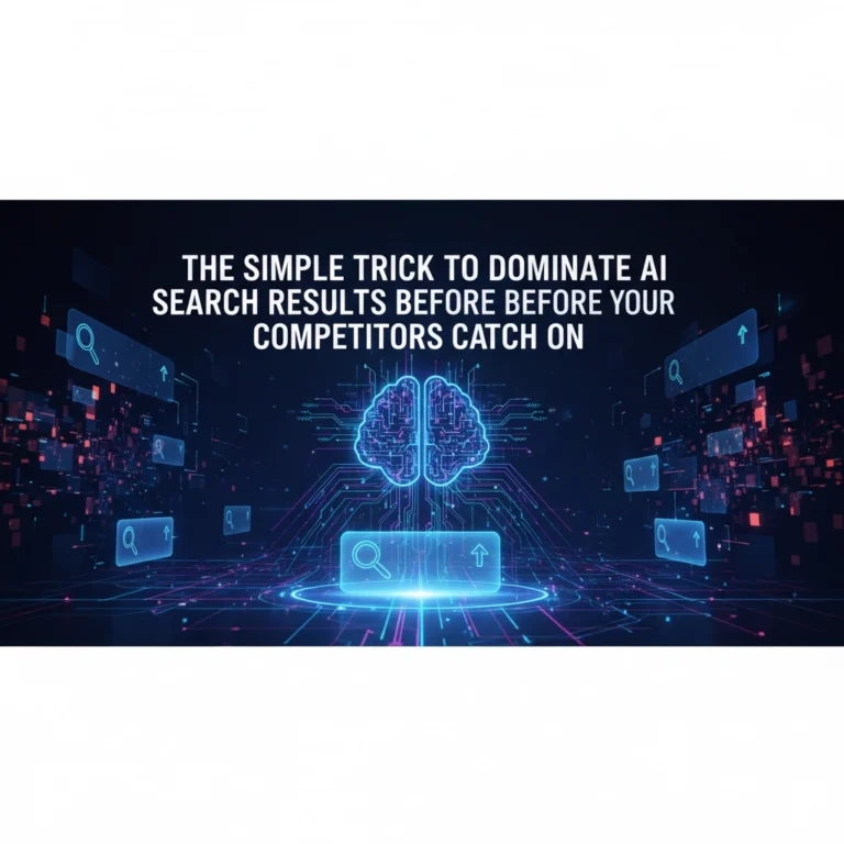 The Simple Trick to Dominate AI Search Results Before Your Competitors Catch On
